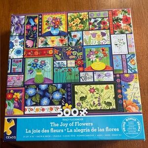The Joy of Flowers Puzzle - 500 Pieces